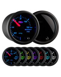 GlowShift Tinted 7 Color 15 PSI Boost/Vacuum Gauge