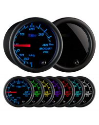 GlowShift Tinted 7 Color 45 PSI Boost/Vacuum Gauge