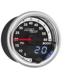 GlowShift MaxTow Match 60 PSI Boost Gauge for 4th Gen Cummins