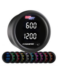 GlowShift 10 Color Digital Dual Pyrometer EGT Gauge