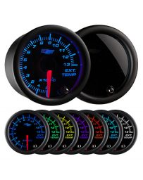 GlowShift Tinted 7 Color 1300° Celsius Exhaust Gas Temperature Gauge