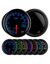 GlowShift Tinted 7 Color 1500° F Pyrometer EGT Gauge