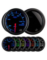 GlowShift Tinted 7 Color Oil Pressure Gauge