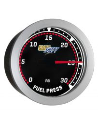 GlowShift Tinted 30 PSI Fuel Pressure Gauge