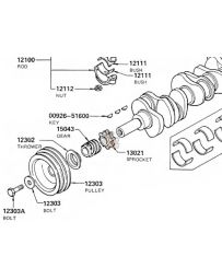 Kameari L-Type Crankshaft Key Half Moon