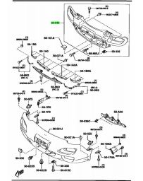 Mazda OEM Kouki 99+ Front Bumper Inner Support FD3S