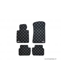 P2M BMW E46 1999-06 3-SERIES COUPE/SEDAN RACE FLOOR MATS : DARK GREY (FRONT/REAR)