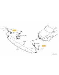 370z Nissan OEM Nismo MK2 2015-2023 Headlamp washer retainer clip