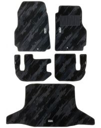 HKS Tuftted Floor Mat "Mono-Tone Oil Splash Pattern" For R35 GT-R FULL SET RHD 53001-AN011