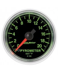 370z AutoMeter GS Electronic Pyrometer Gauge 0-2000 Deg F - 52mm