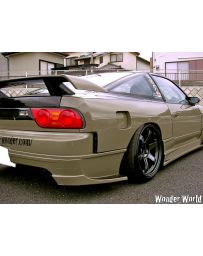 Carmodify Wonder Glare Rear bumper half spoiler 180SX (RPS13, RS13) GLARE Aero [ 180SX-RBH ]