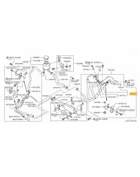 370z Z34 Nissan OEM Power steering hose assembly - High pressure