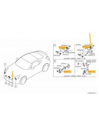 370z Z34 Nissan OEM Font Impact Air Bag Sensor 13+