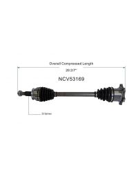 370z Z34 GSP Auto Parts North America Inc NCV53169 - NEW CV Axle