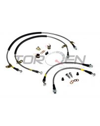 R35 GT-R Stoptech Stainless Steel Brake Lines (F&R)