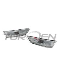 Nissan JDM Nismo Front Clear Corner Side Markers w/ Bump - Infiniti G35 03-07 Coupe V35