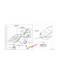 370z Z34 Nissan OEM Headlight Harness
