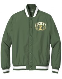 ZOCIETY QUALITY BUILDS INSULATED VARSITY JACKET