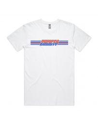 ZOCIETY FINISH LINE TEE - WHITE