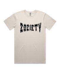 ZOCIETY PIT LANE PUFF TEE - BONE