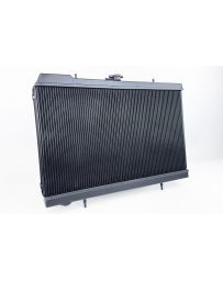 CSF High-Performance All-Aluminum Radiator in Black for Nissan R32 Skyline GT-R