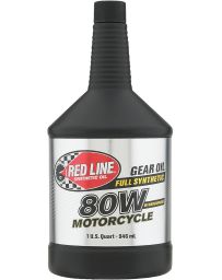 Red Line 80W SHOCKPROOF® Motorcycle Gear Oil 0.946L