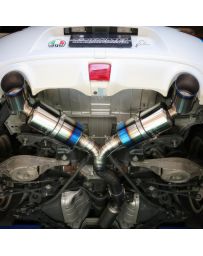 370z Nissan Z34 Tomei Japan Ti Racing Titanium Dual Y-pipe back exhaust