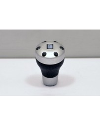 370z Nardi-Personal Ambition Aluminum Shifter Knob with Black Perforated Leather