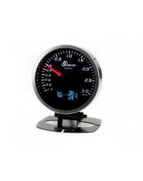 370z Sgear Imperial Electronic All In One Boost / EGT / Temp Gauge - Red & White OLED 60mm