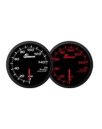 370z Sgear Imperial Electronic Oil Pressure Gauge, PSI - Red LED 52mm