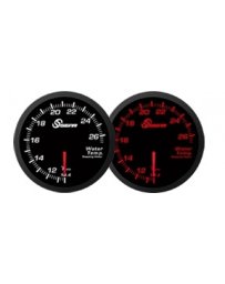 370z Sgear Imperial Electronic Water Temperature Gauge, °F - White LED 52mm