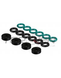 350z HR Nissan OEM Upper & Lower Fuel Injector O-Ring Seal Kit with Lower Insulators 07-08
