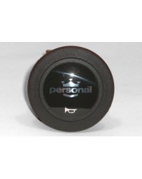 370z Personal Horn Button Silver Logo with Black Back