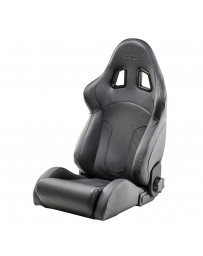 370z Sparco R600 Seat, Black Leather - Universal