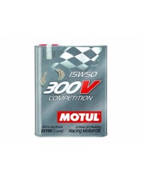 370z Motul 300V COMPETITION 15W50 Synthetic Ester Racing Oil - 2 Liters
