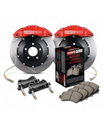 350z StopTech 6Pot Front Big Brake Kit - Red/Slotted