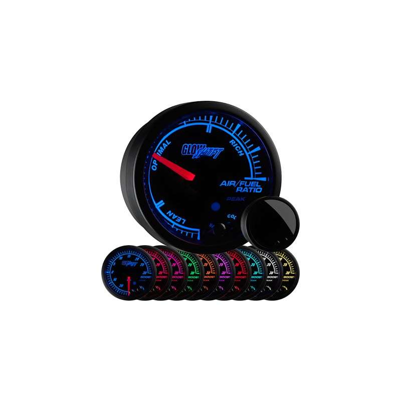 350z GlowShift Elite 10 Color Air / Fuel Ratio Gauge