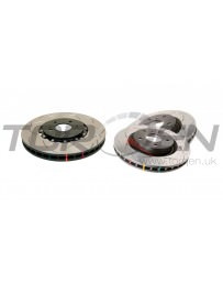 370z DBA 5000 2 Piece Front, 4000 1 Peice Rear T3 Series Brake Rotor Package for Sport Akebono Brakes
