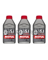 350z Motul Dot 5.1 Synthetic Racing Brake / Clutch Fluid - 3 Pack