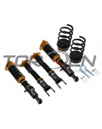 370z ISC Suspension N1 Basic Coilovers, Rubber Top Mounts