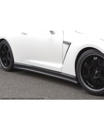 Nissan GT-R R35 C-West SIDE SKIRT CFRP Carbon Fiber