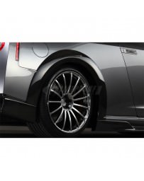 Nissan GT-R R35 Tommy Kaira Rear Fender Arch Extension, Wet Carbon Fiber