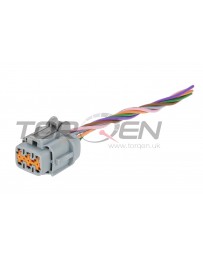 350z DE Halogen Headlight Connector with Pigtails 6 Pin Female