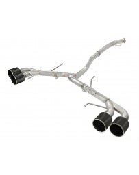 Nissan GT-R R35 aFe Takeda Stainless Steel Cat Back Exhaust System 3" with Carbon Fiber Tips