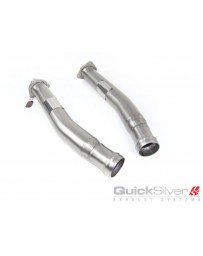 QuickSilver Exhausts Aston Martin V8 Vantage Secondary Catalyst Replacement Pipes (2011 on)