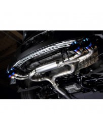 Nissan GT-R R35 Tommy Kaira High Performance Exhaust System Premium 01TR Heat Blue Titan Intelligence