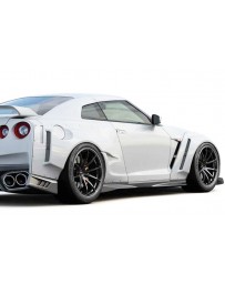 R35 GT-R GReddy R35 m/c Front Over Fenders (+75mm)