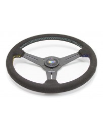 350z GReddy GPP Black Suede Steering Wheel - 340mm Diameter