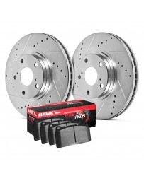 Nissan Juke Nismo RS 2014+ Hawk Sector 27 HPS 5.0 Drilled and Slotted Rear Brake Kit
