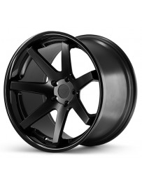 Ferrada FR1 Matte Black Gloss Black Lip 22x9 Bolt 5x112 Offset +30 Hub Size 66.6 Backspace 6.18